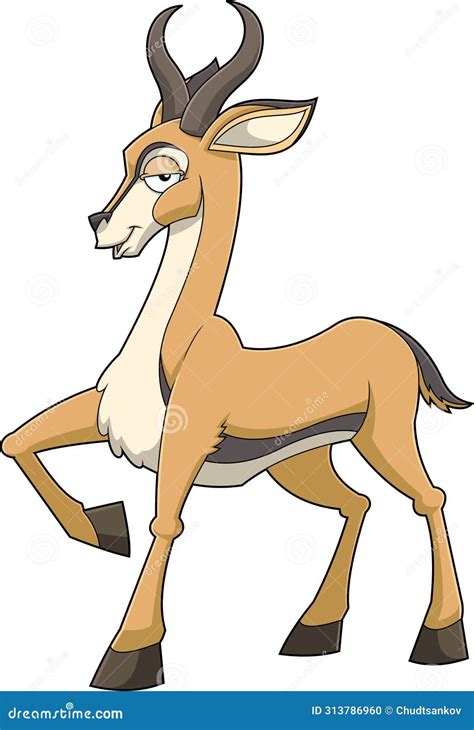 Springbok Illustration royalty.
